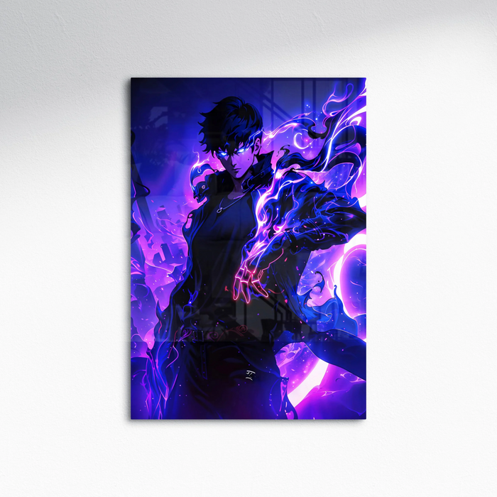 Digital artwork on a metal print