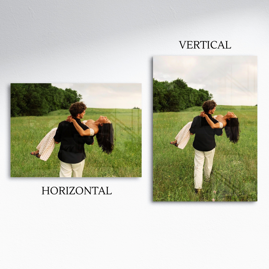 Horizontal and vertical orientation examples